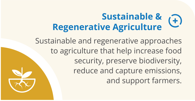 Sustainable and Regenerative Agriculture