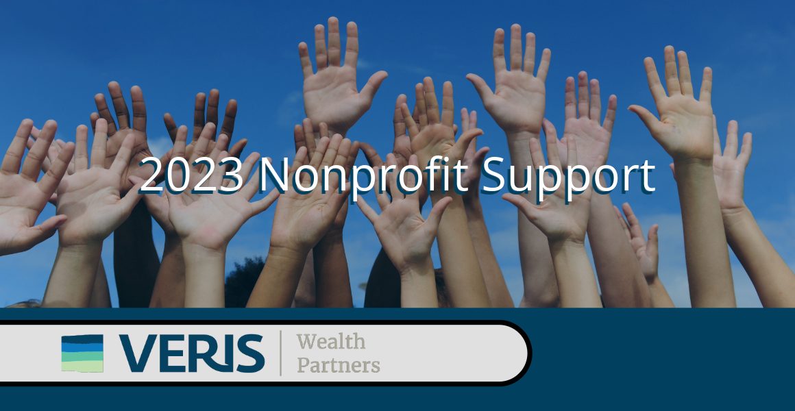 Nonprofit organizations that Veris supported as a firm through monetary donations and volunteer support in 2023.