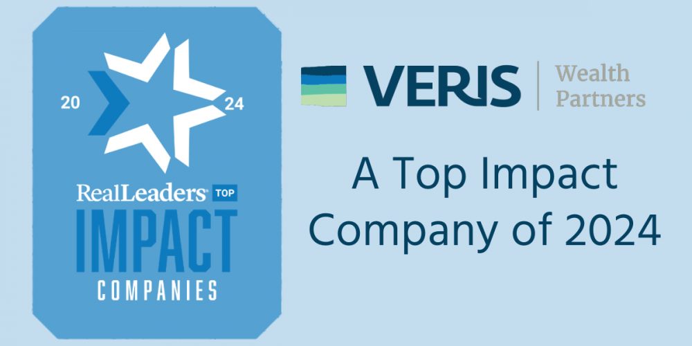 Real Leaders magazine named Veris Wealth Partners one of their top impact companies of 2024