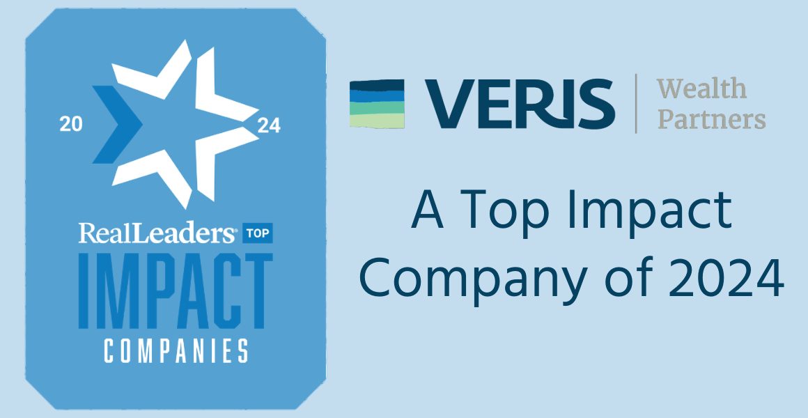 Real Leaders magazine named Veris Wealth Partners one of their top impact companies of 2024