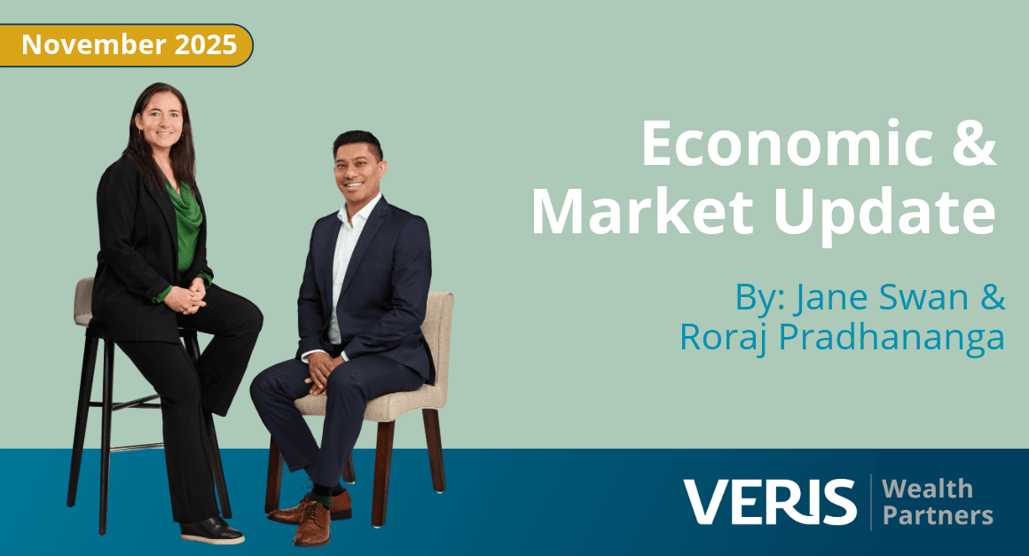 Jane Swan, Senior Advisor & Chief Advisory Officer and Roraj Pradhananga, CIO, at Veris share economic and market insights drawn from Q3 2025 data.